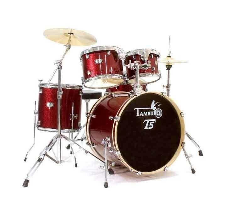 Tamburo T5 22" 5pz Red Sparkle