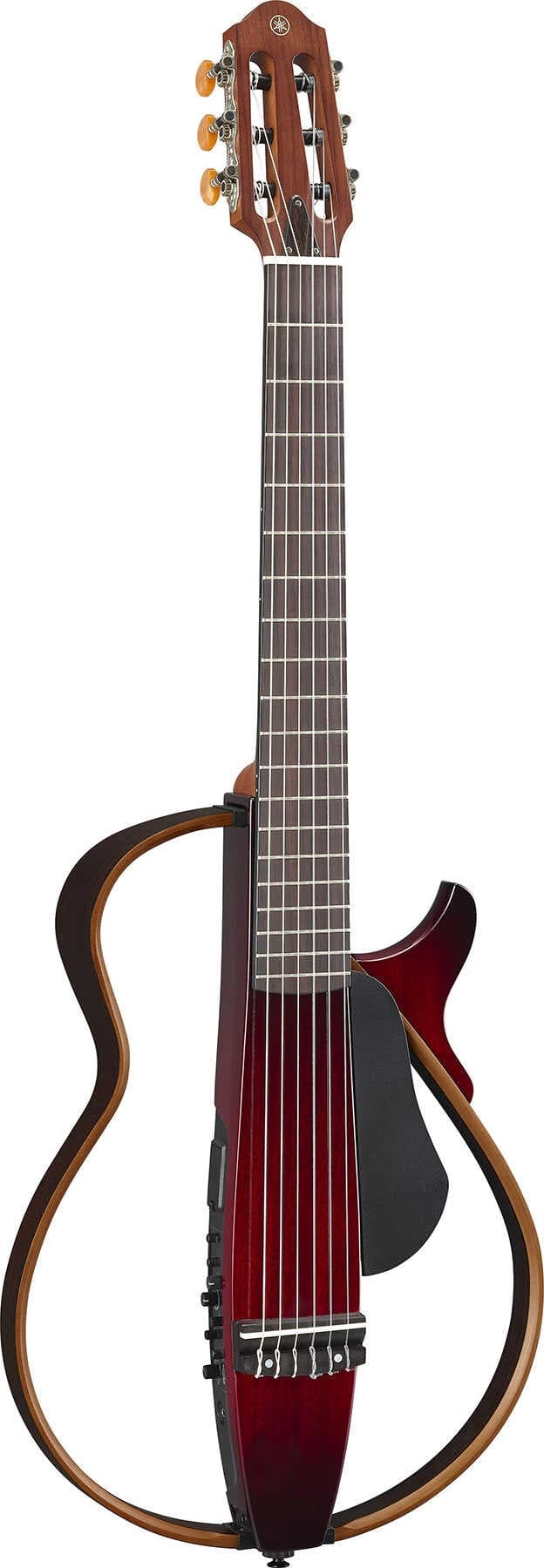 Chitarra Classica Elettrificata Silent Yamaha SLG200N CRB crimson red burst con borsa auricolari